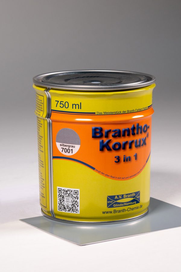 Brantho-Korrux "3 in 1" | Industriāls pārklājums 750ml RAL 7001 (silver grey)