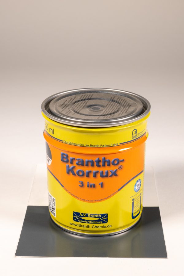Brantho-Korrux "3 in 1" | Industriāls pārklājums 750ml RAL 7016 (anthracite grey) — attēls 2